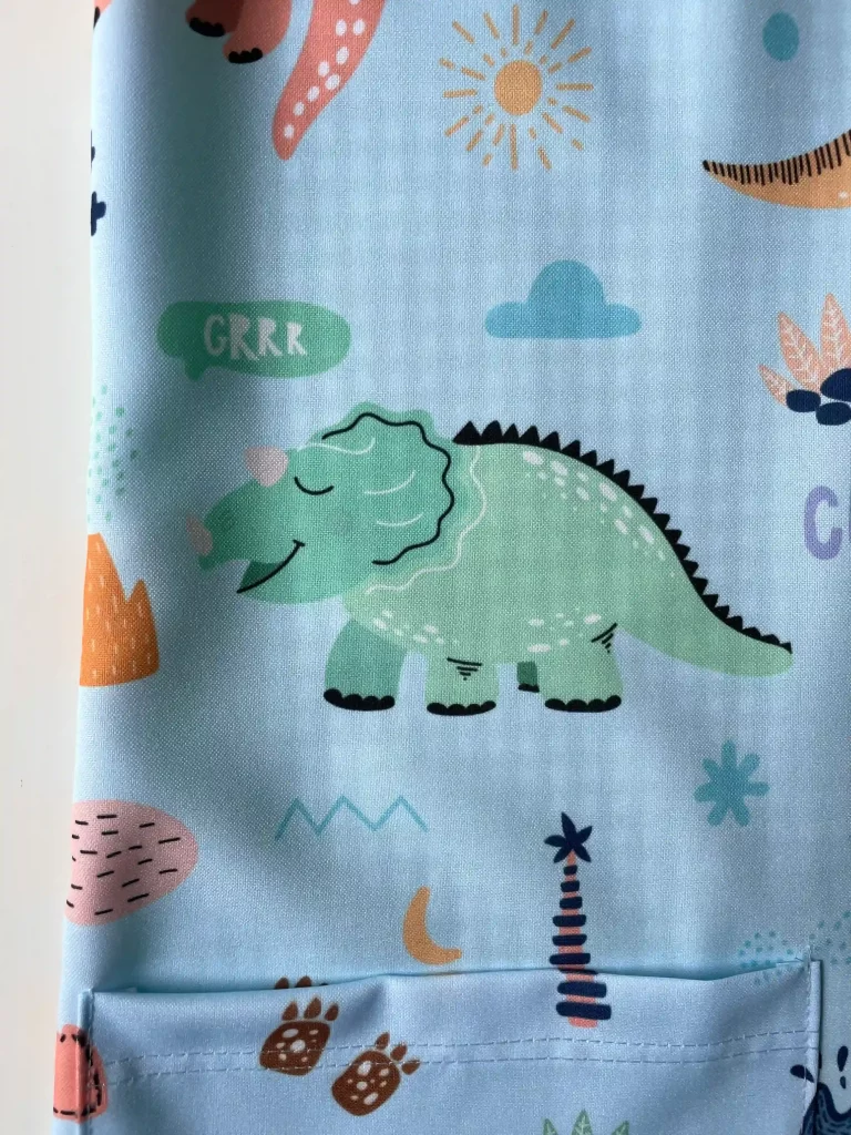Piecito Vichy menta - Sin mangas